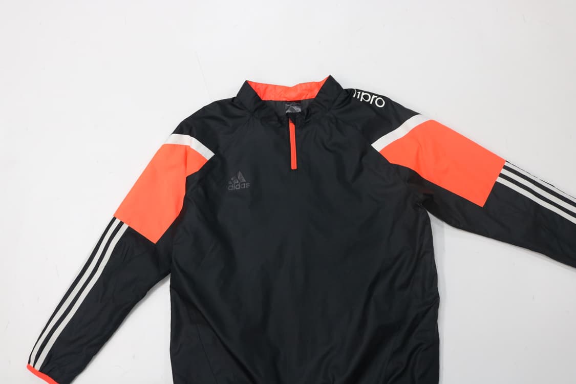 아디다스 climaproof 하프집업 네온 오렌지 배색 윈드브레이커  상품이미지3
