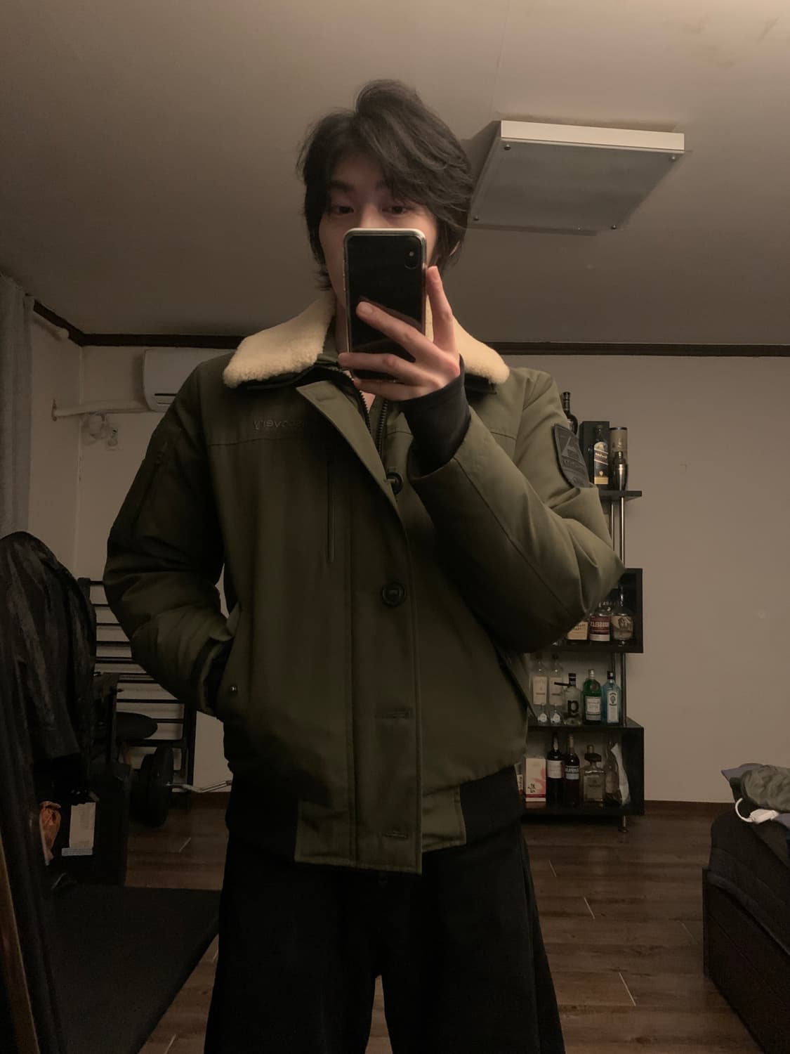 [도깨비 이동욱 착용] 디스커버리 밀리터리 항공 점퍼 B-15 자켓 패딩 상품이미지2