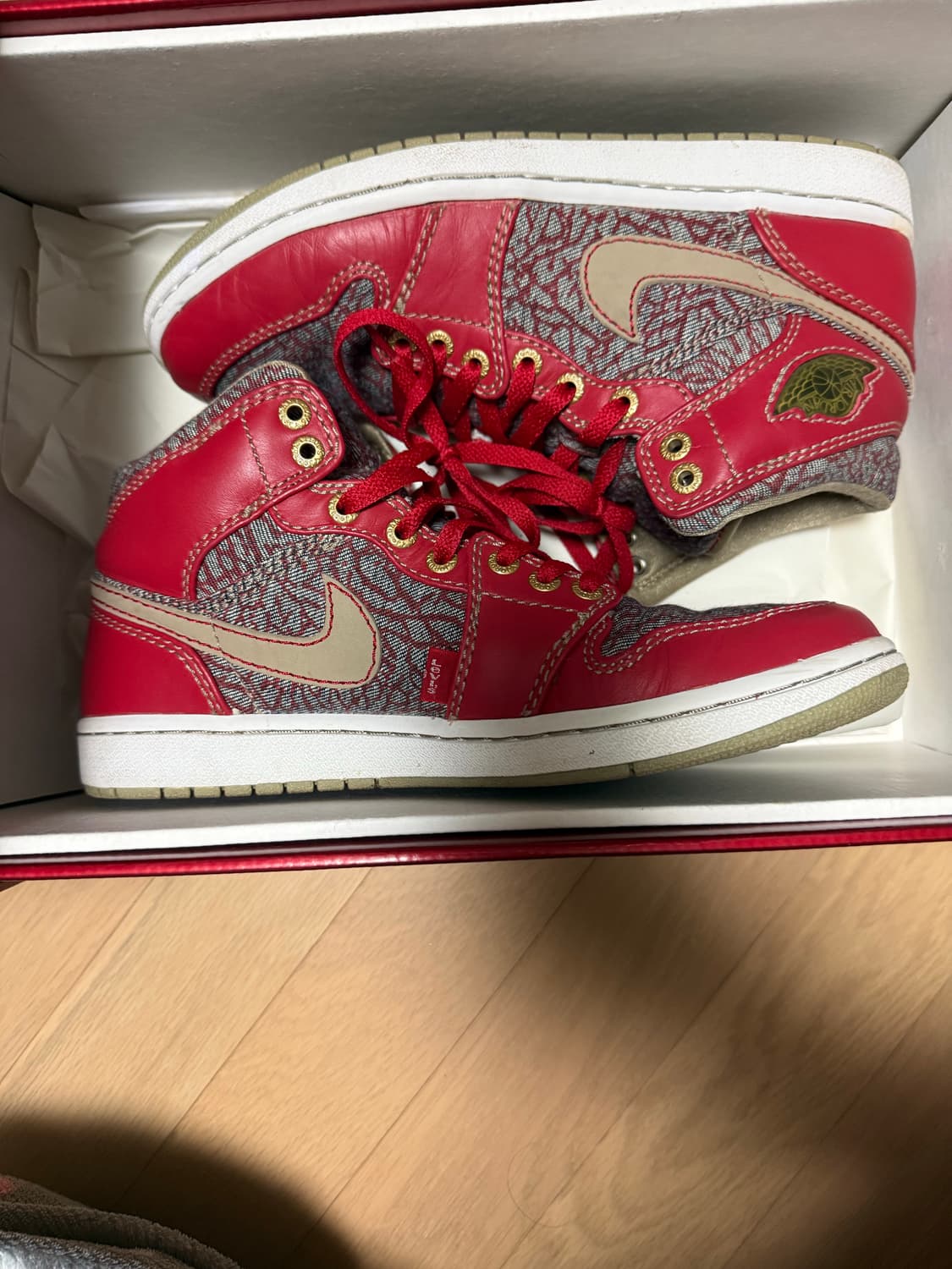 나이키 에어 조던 리바이스 데님팩 280cm 풀구성 초초 우주물량  상품이미지1