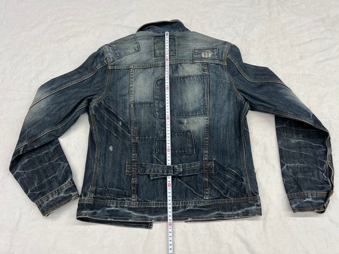 스티치 중청워싱 청자켓 M 상품이미지8