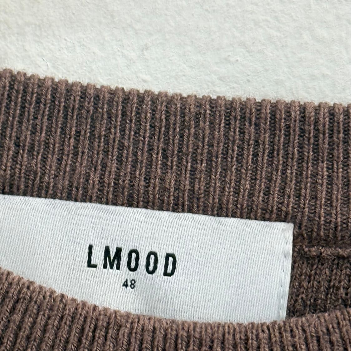 LMOOD 브라운 니트 스웨터 (48) 상품이미지2