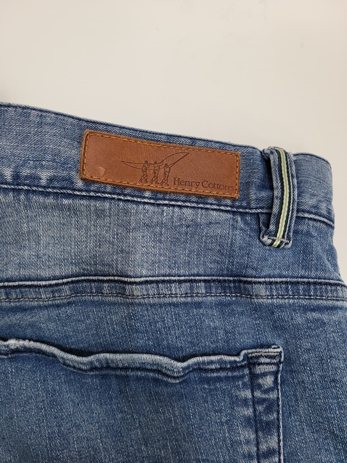 Henry Cottons 헨리코튼 데님 청바지 / 남 94 (37) 연청 상품이미지5