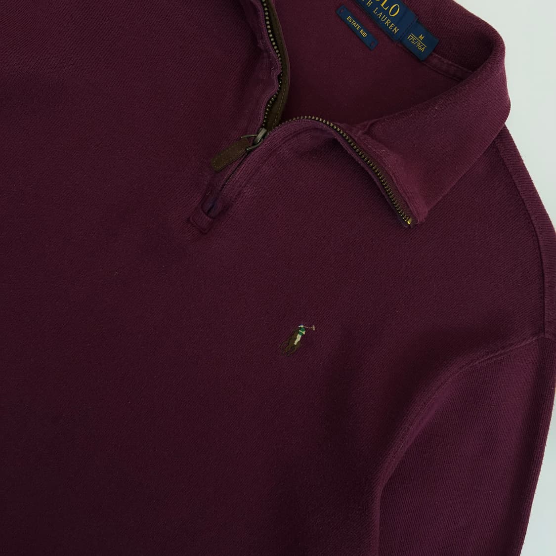 Polo  폴로 랄프로렌 자수 에스테이트립 반집업 스웨트셔츠 상품이미지3