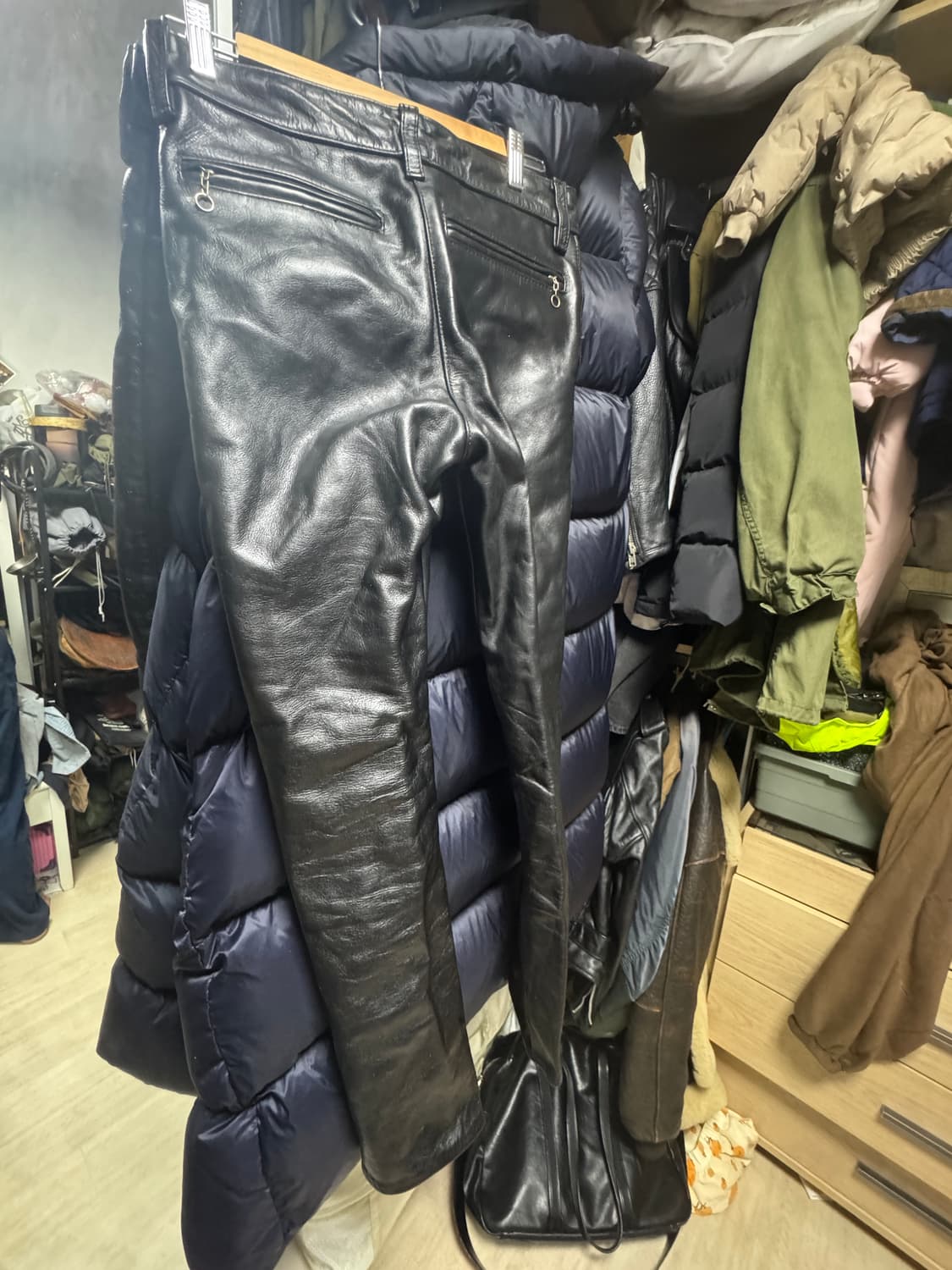 밴슨가죽바지 상품이미지1