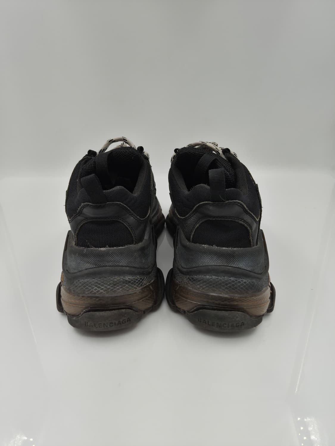 발렌시아가 트리플S 스니커즈 더티블랙 클리어솔 상품이미지4