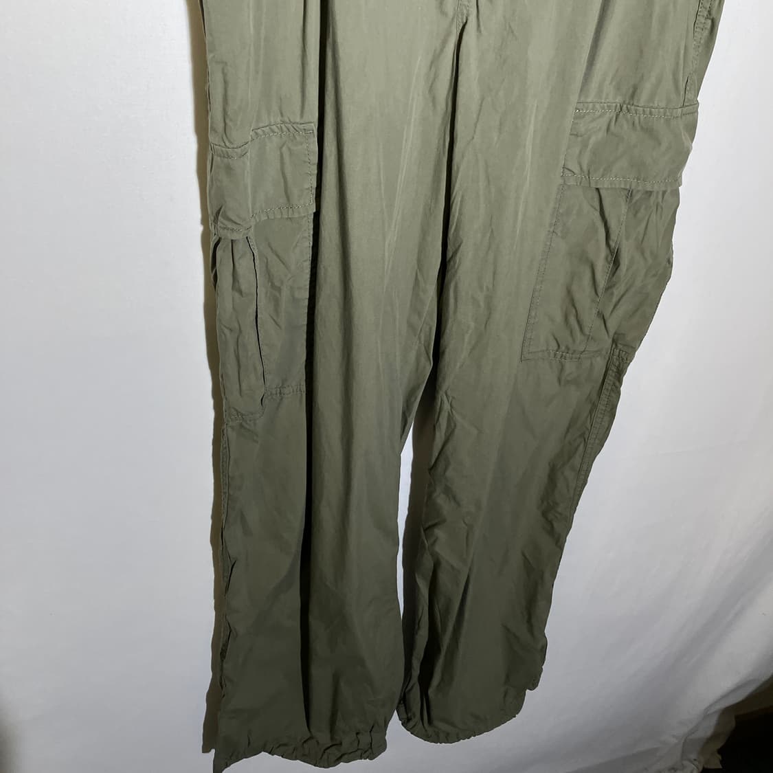 XL-XXL)유니클로 여성 허리밴딩 카고 바지 츄리닝 상품이미지3