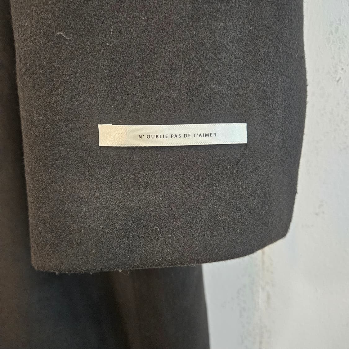 DBYM 블랙 울 롱코트 105 상품이미지2