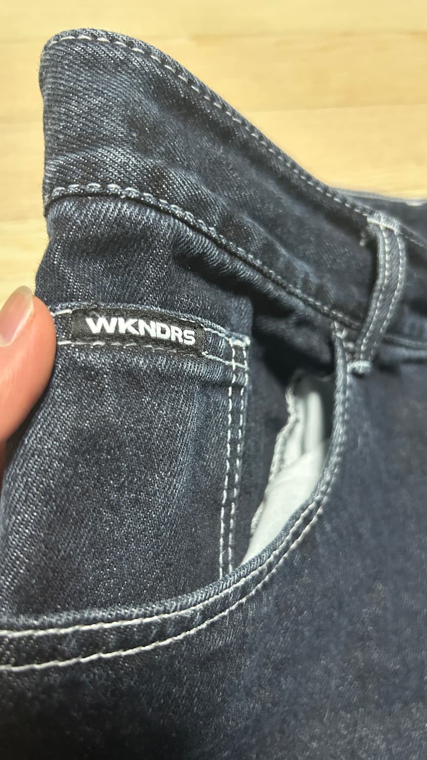 위켄더스 드워프 백프린팅 데님L 상품이미지3