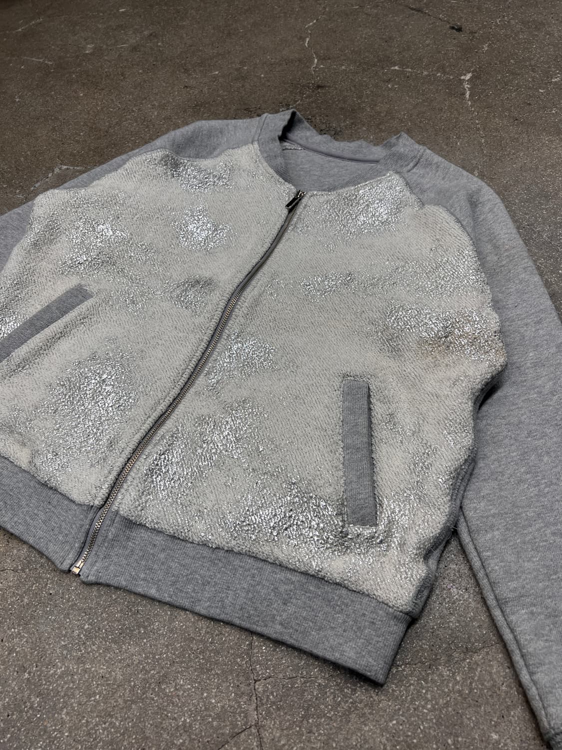 T/C 쭈리 페인팅 집업 상품이미지2