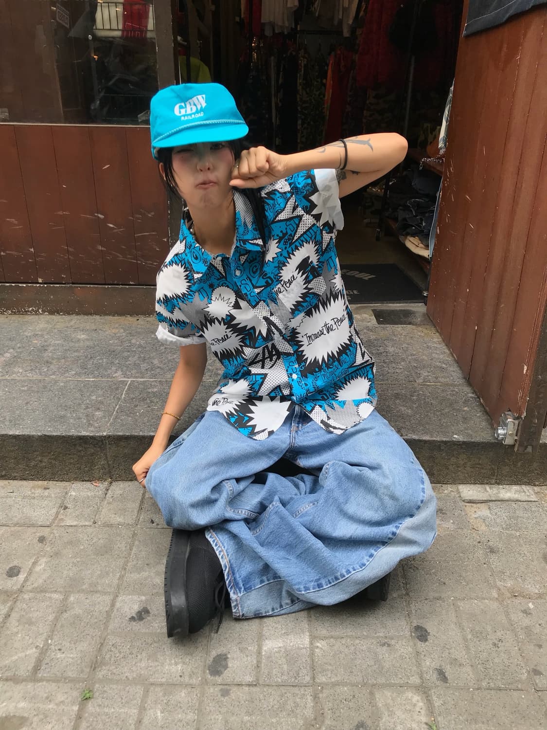 Stussy 00s Multi Pattern Shirt ! 상품이미지2