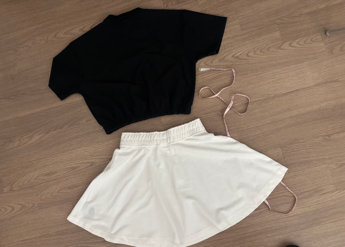 나이키 에어 반크롭 카라티 플레어 스커트세트 m  상품이미지2