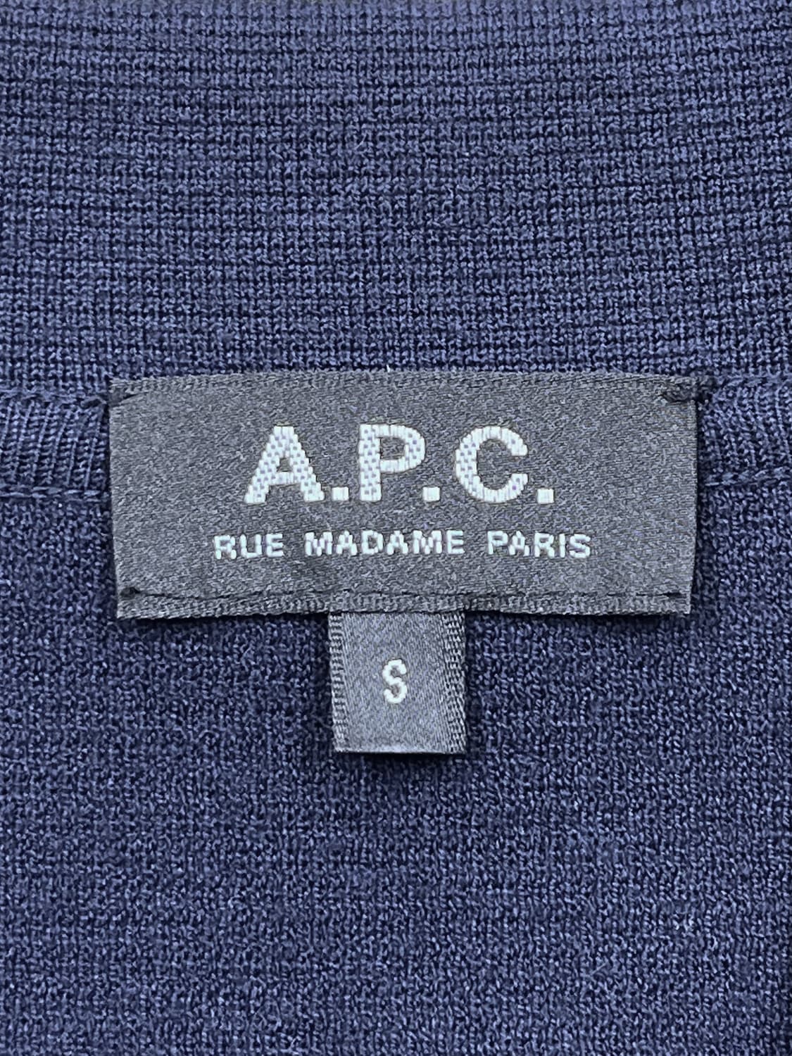 아페쎄 24s/s 카라 넥 집 가디건 상품이미지6