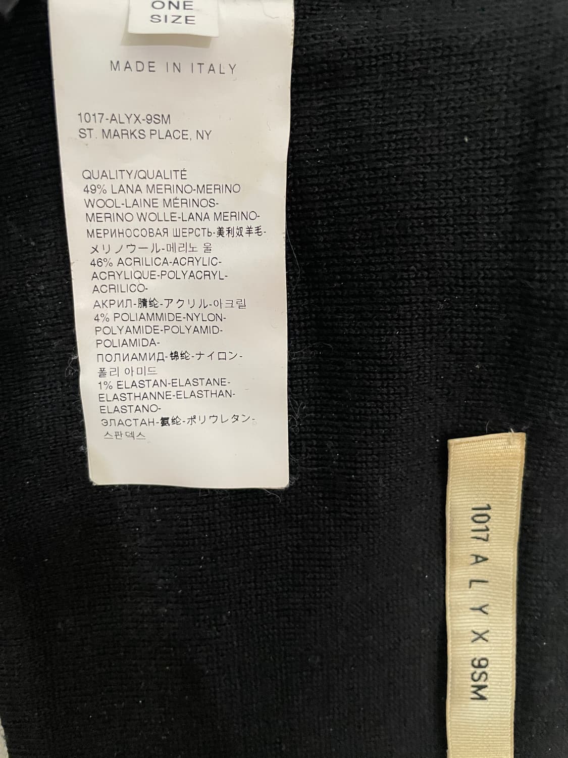 알릭스 레터링 로고 니트 넥 워머 상품이미지4