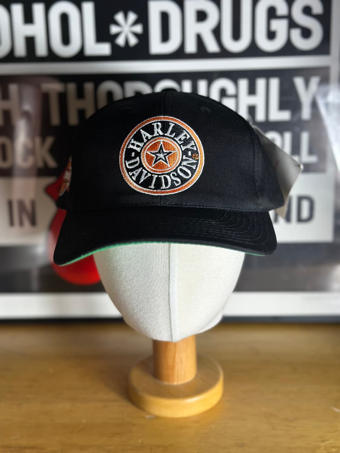 Deadstock) 90S Harley Davidson 빈티지 모자 상품이미지1