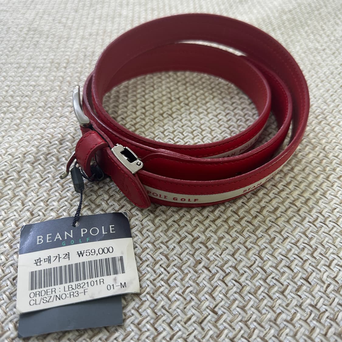 실측확인 빈폴골프 허리띠 0408D 상품이미지1