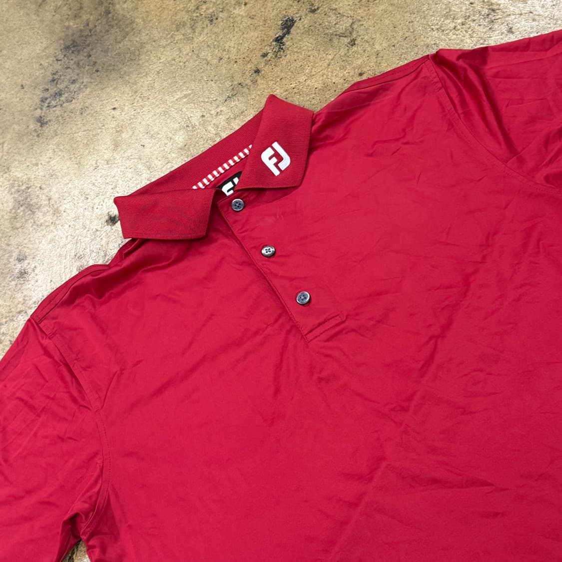 [ 정품/L ] 풋조이 카라 셔츠 반팔티 b8 상품이미지1