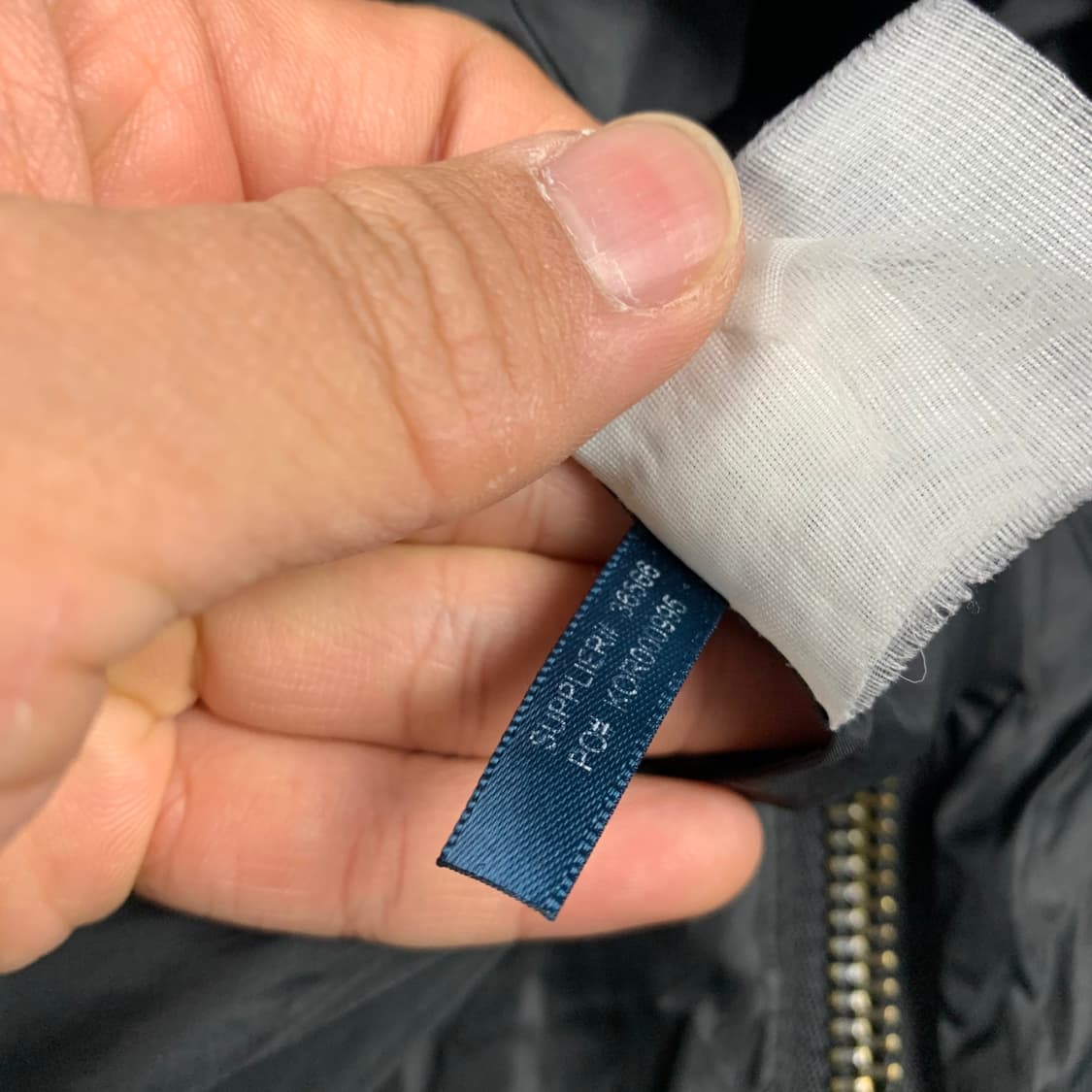 폴로 랄프로렌 코듀로이배색 블랙 퀼팅 자켓 상품이미지7