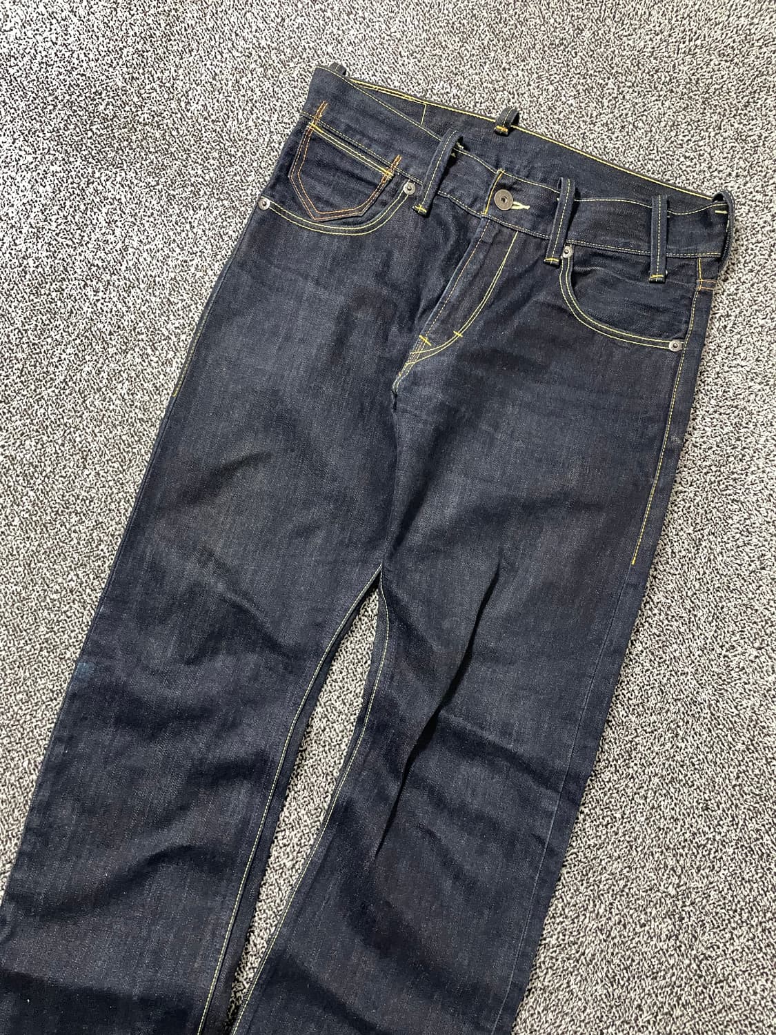 빈티지9. 리바이스 523 진청 생지 데님 팬츠 일자핏 청바지 상품이미지2