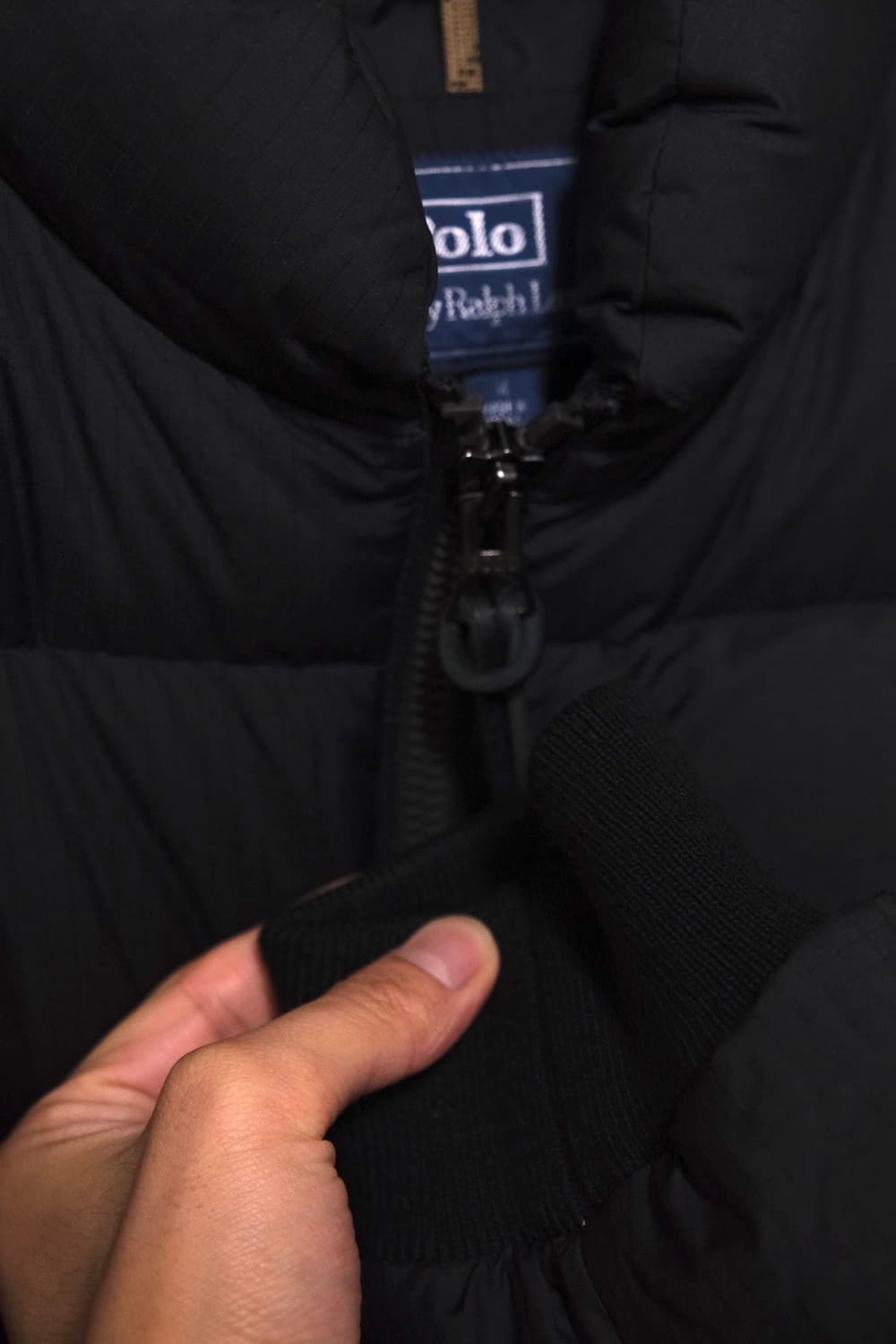 폴로 랄프로렌 텍스처 립스탑 다운 패딩 M 상품이미지4