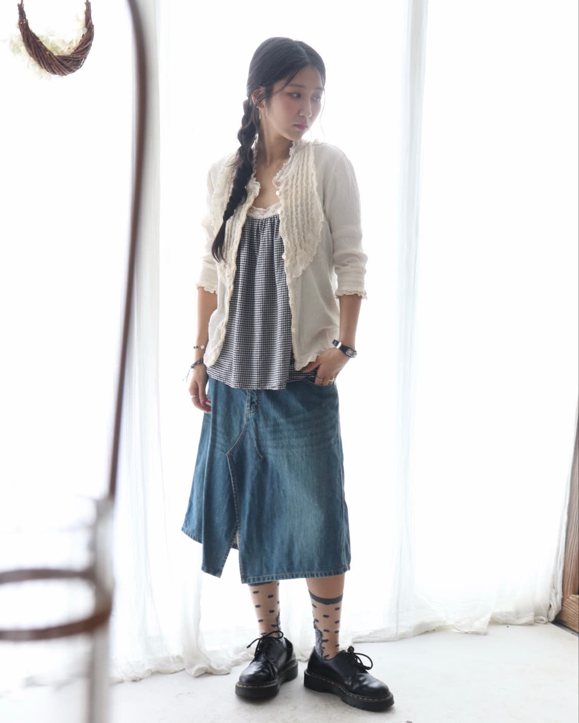 [Tsumori Chisato] Crinkle Pintuck Shirt 상품이미지8