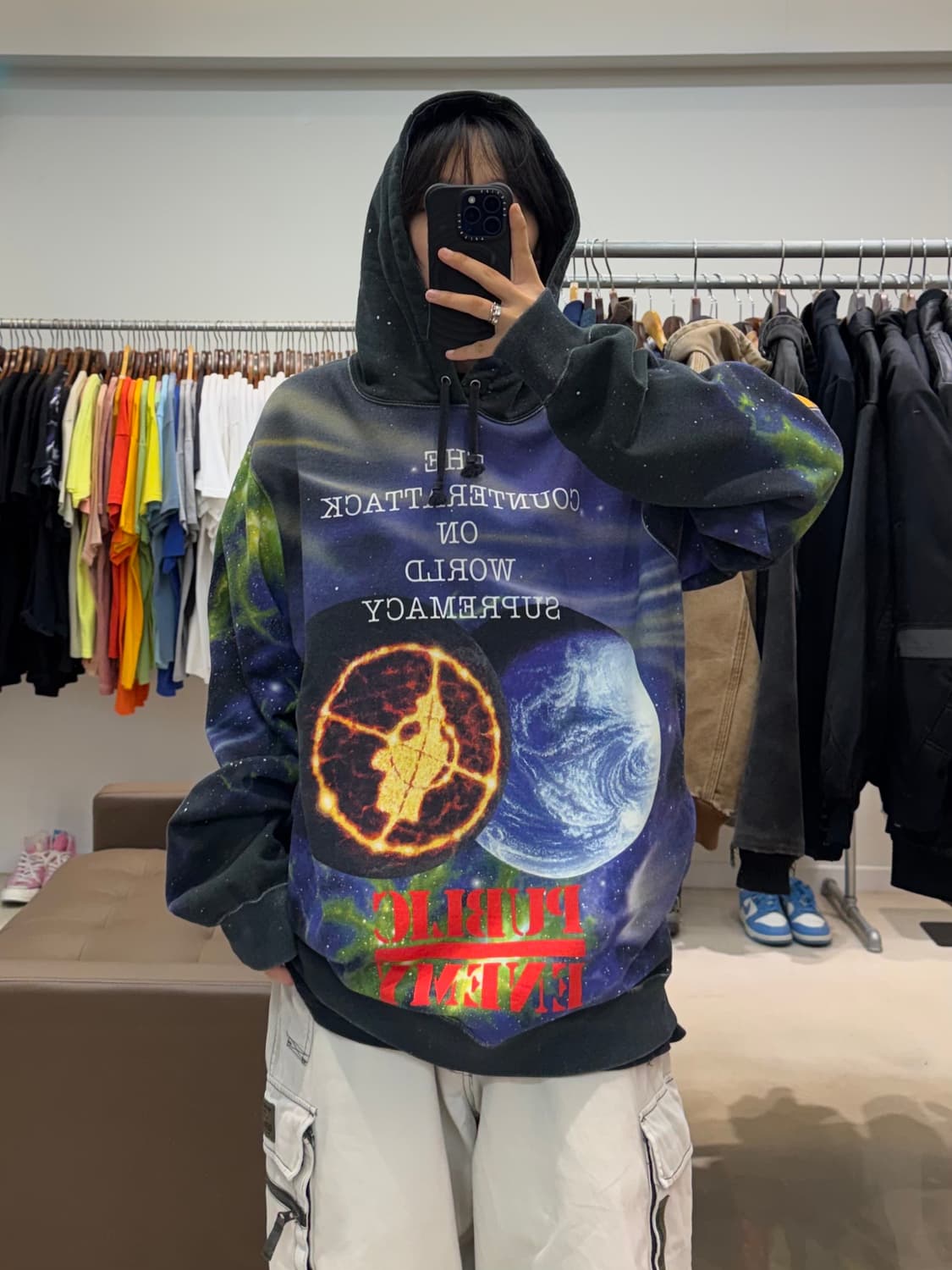 슈프림 x 언더커버 퍼블릭 에너미 후드티 상품이미지5