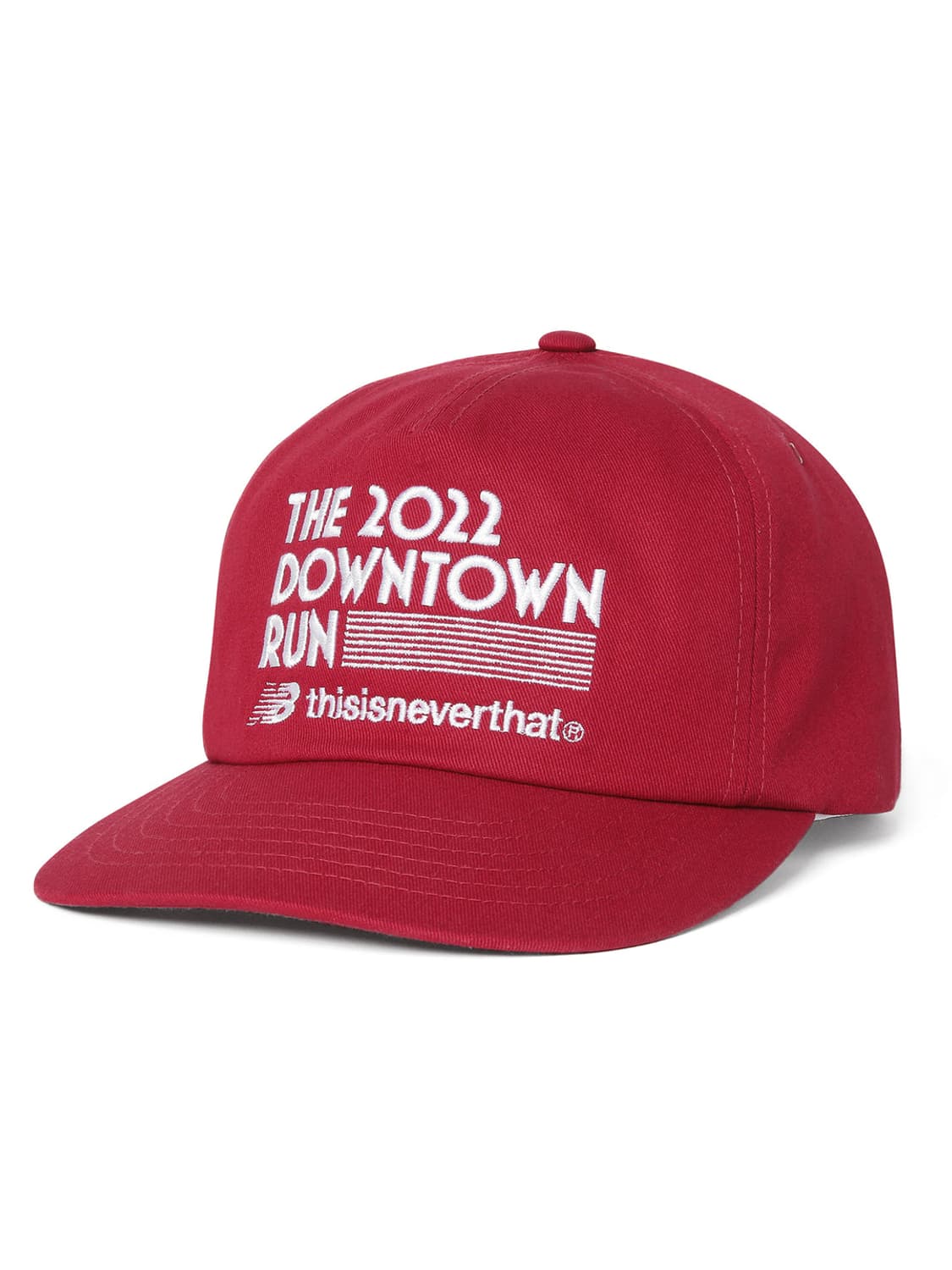 뉴발란스 x 디스이즈네버댓 레드 볼캡 트러커캡 모자 상품이미지1