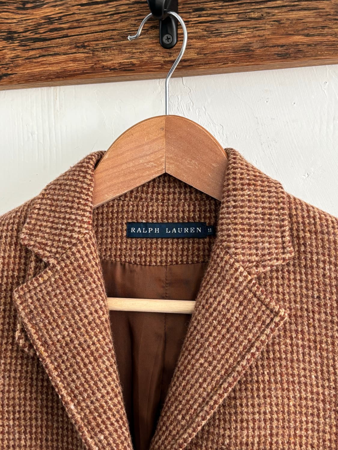 Polo 랄프로렌 레드베이지 울 자수 블레이저 상품이미지7