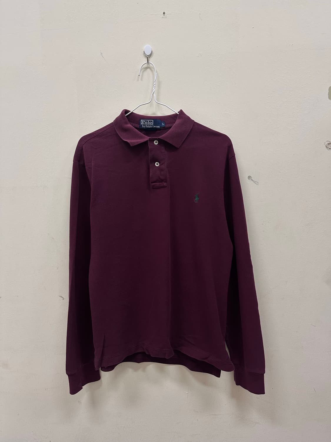 폴로랄프로렌 버건디 카라티  상품이미지1