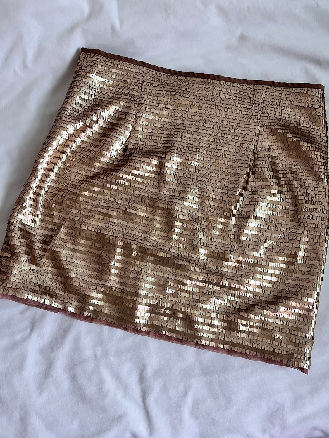 Gold sequin mini skirt 상품이미지4