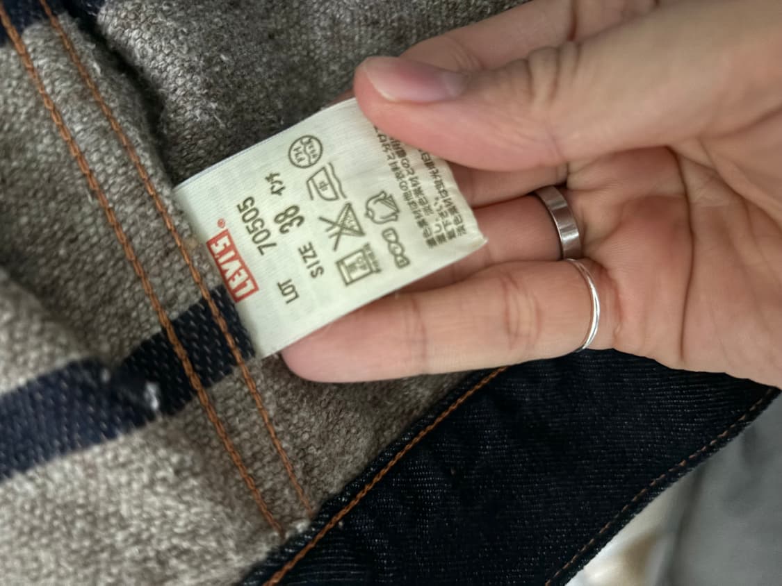 오리지날 일본판 리바이스 70505 블랭킷  데님자켓 상품이미지4