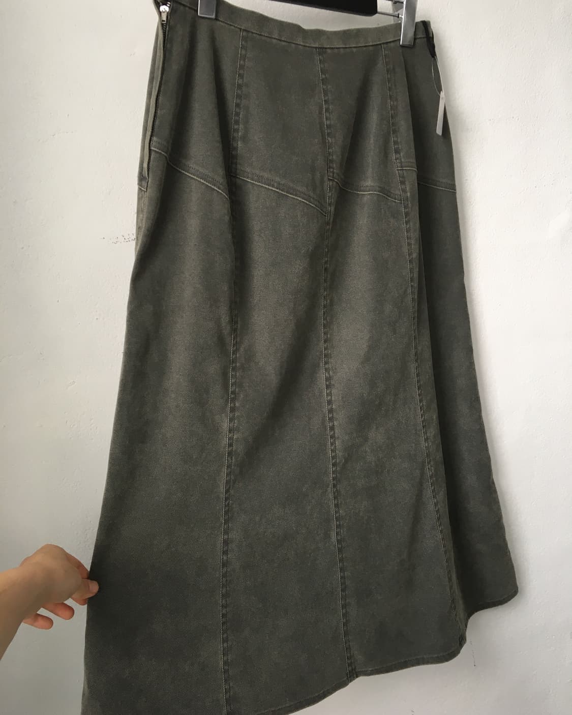Line detail long skirt 상품이미지2