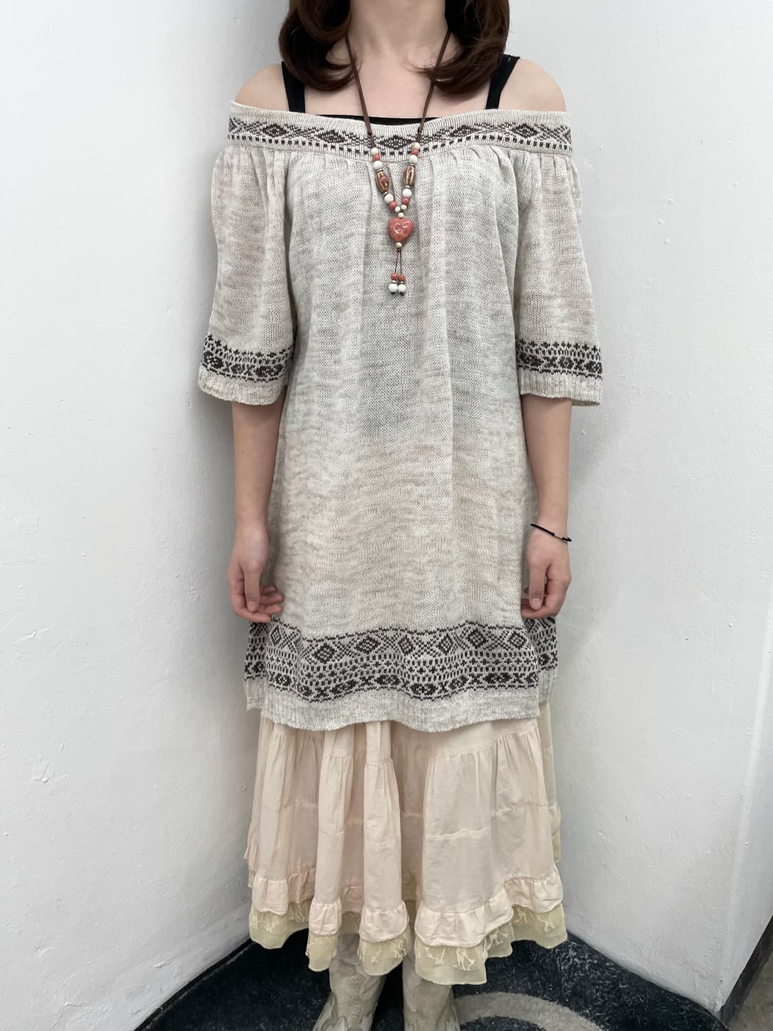 노르딕 모리 니트 원피스 상품이미지3