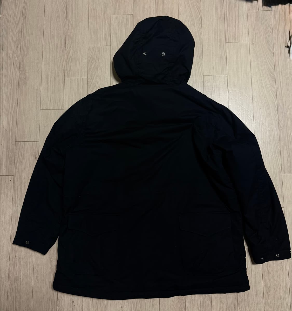 유니클로 x 엔지니어드가먼츠 퍼프테크 유틸리티 자켓 블랙 XL 상품이미지2