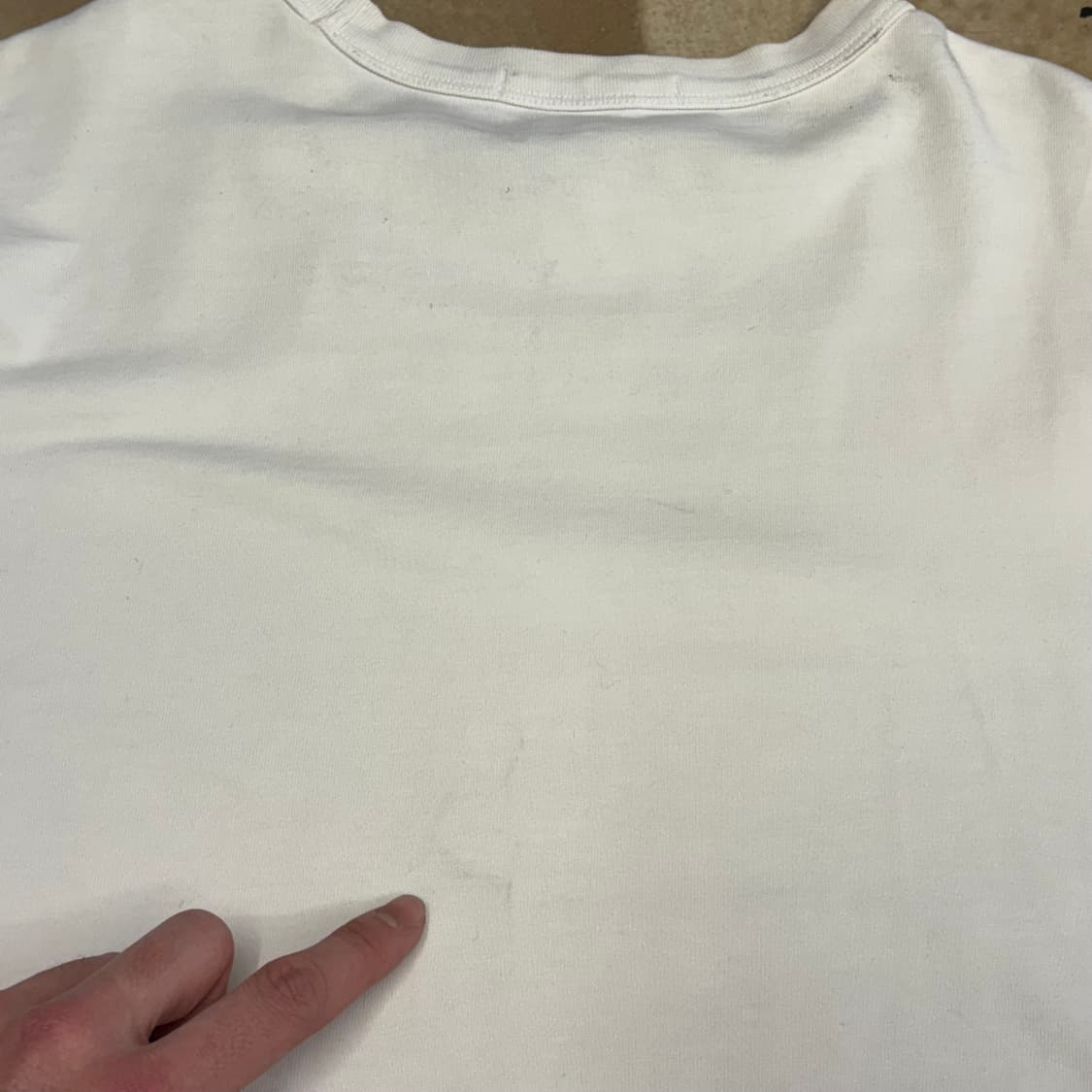 XL 스톤아일랜드 화이트 롱슬리브 상품이미지9