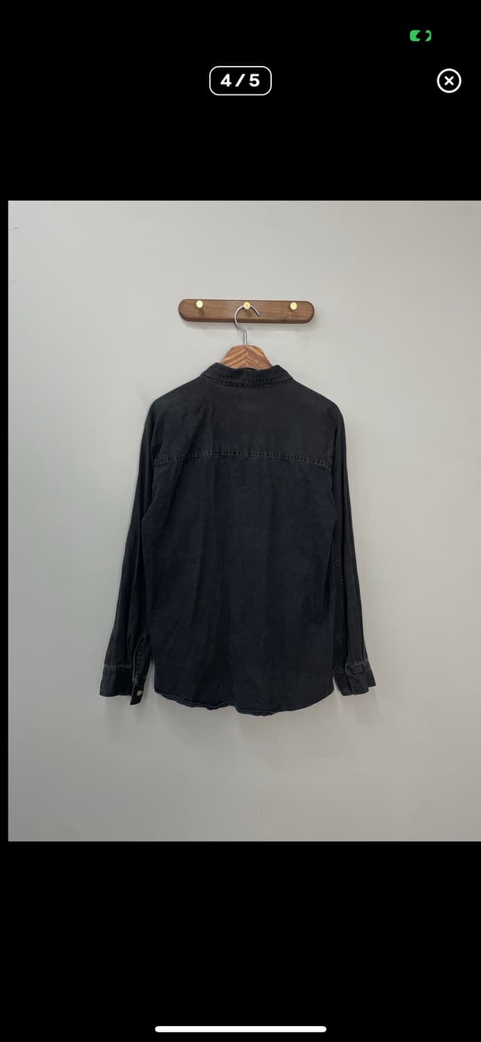 리바이스 레드탭 흑청 데님 셔츠 A2868 상품이미지4