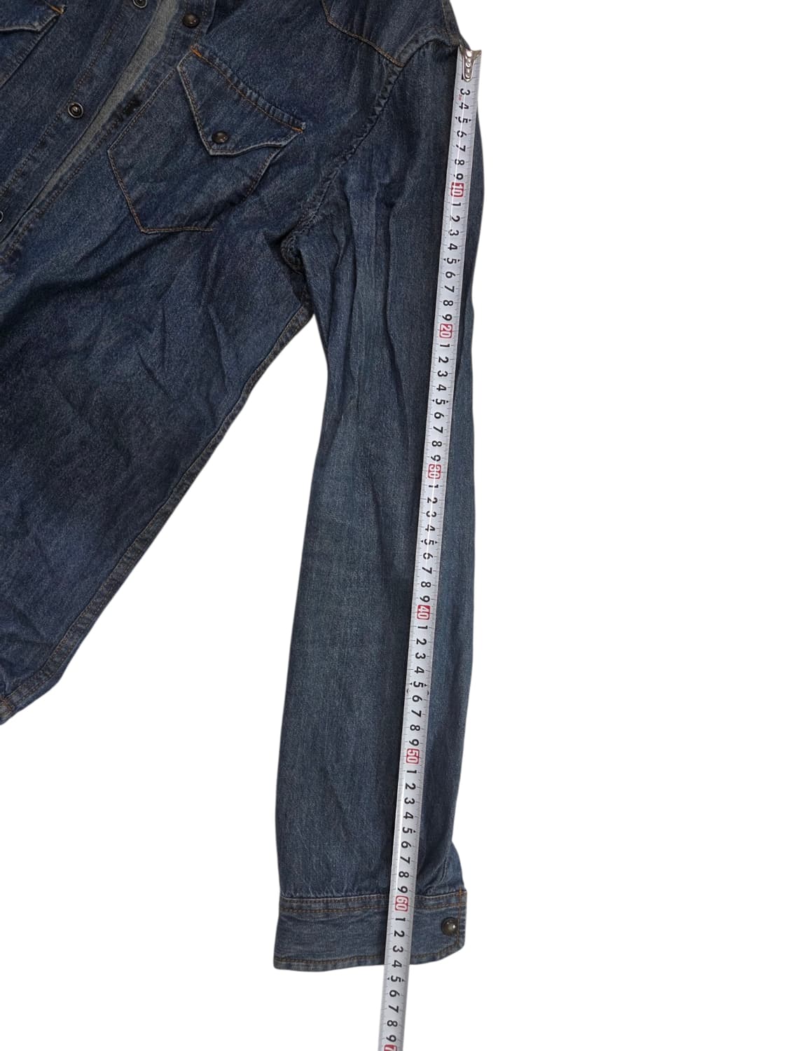 ZARA MAN 슬림핏 데님 셔츠 상품이미지7