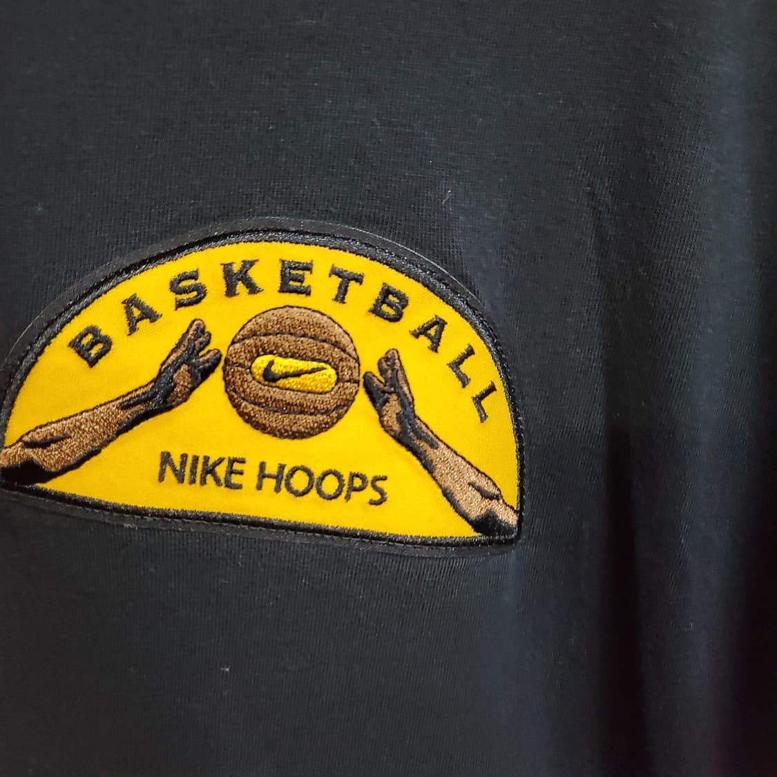 나이키 스우시 루즈핏 농구 반팔 티셔츠 블랙  상품이미지3