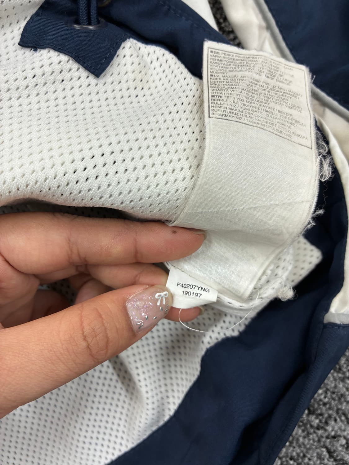 나이키 90s 네이비 바람막이 점퍼 M 상품이미지8