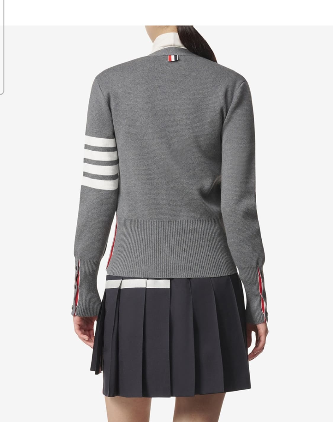 톰브라운 정품 4-바 가디건 미드그레이 42 상품이미지2