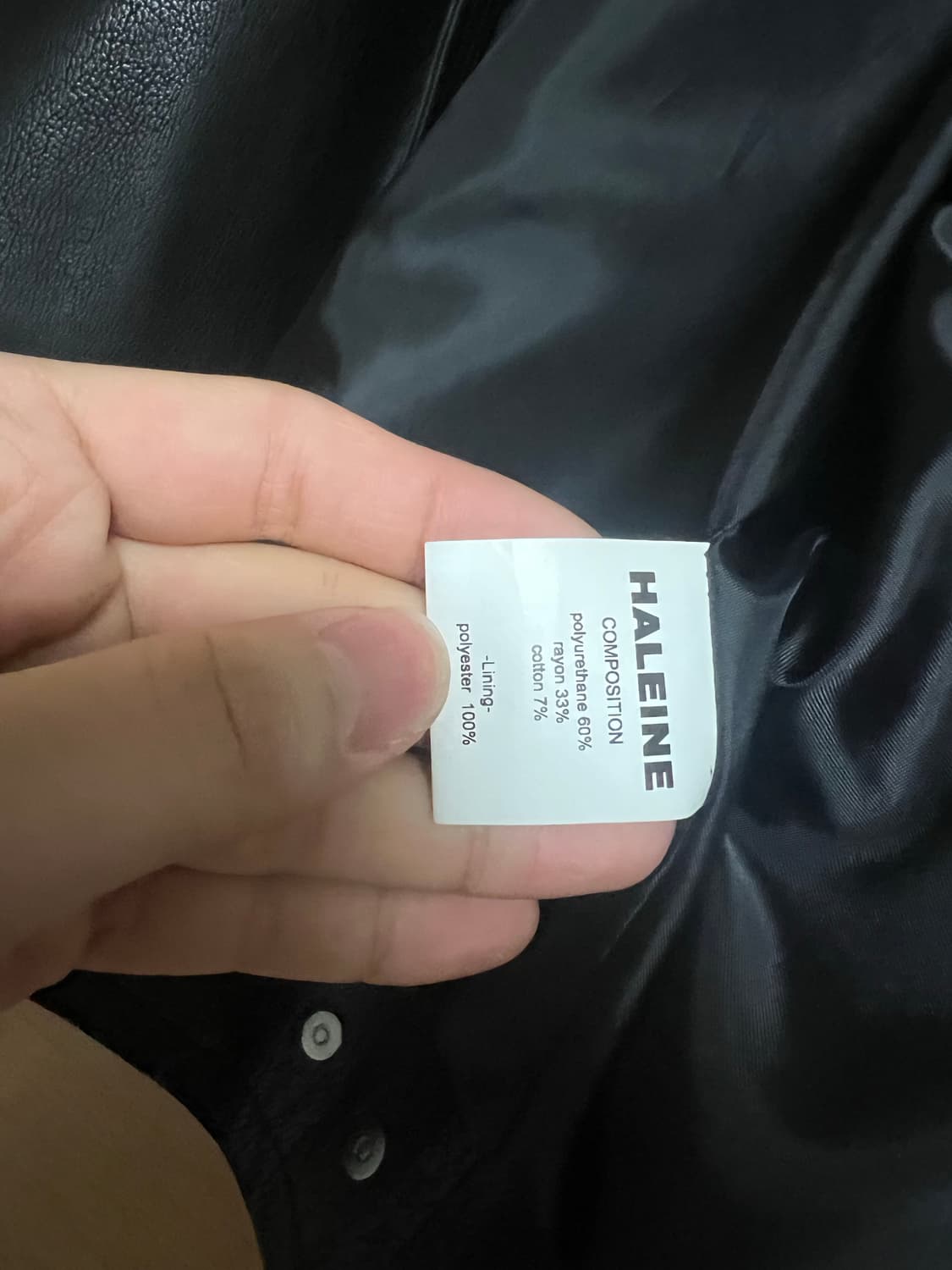 알렌느 3D 레더 바이커 자켓 2 사이즈 상품이미지4