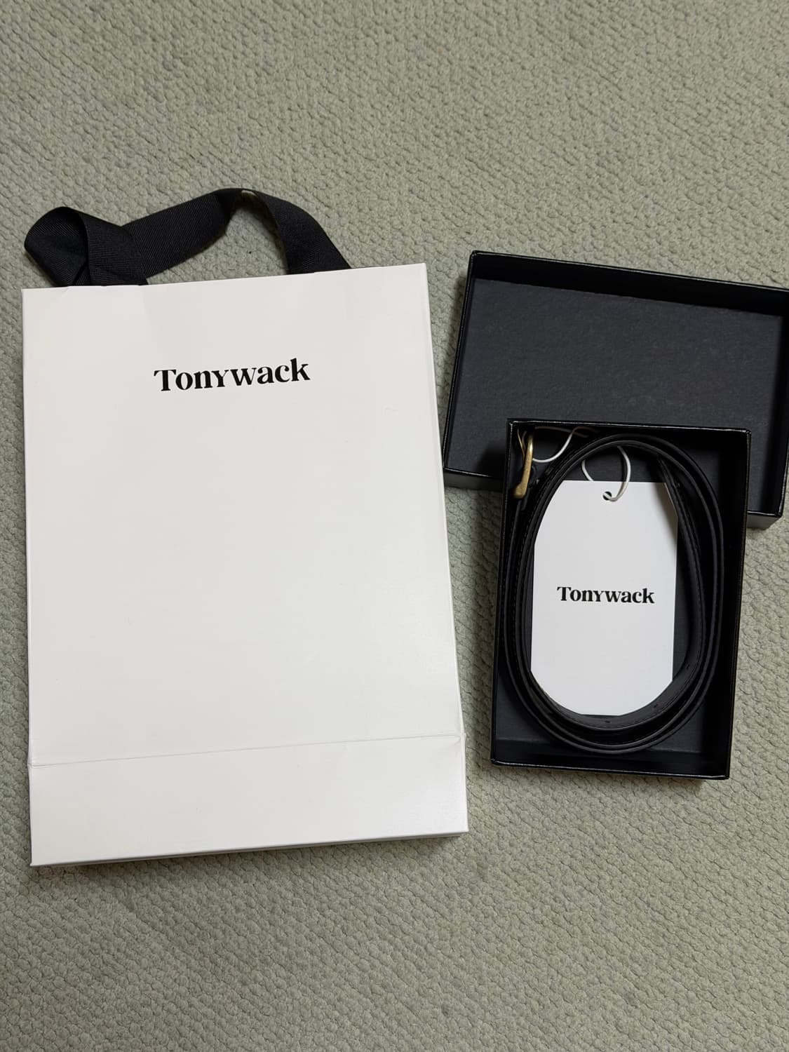 (새상품)토니웩 크로커다일 레더 벨트 M + 10%할인쿠폰 상품이미지1