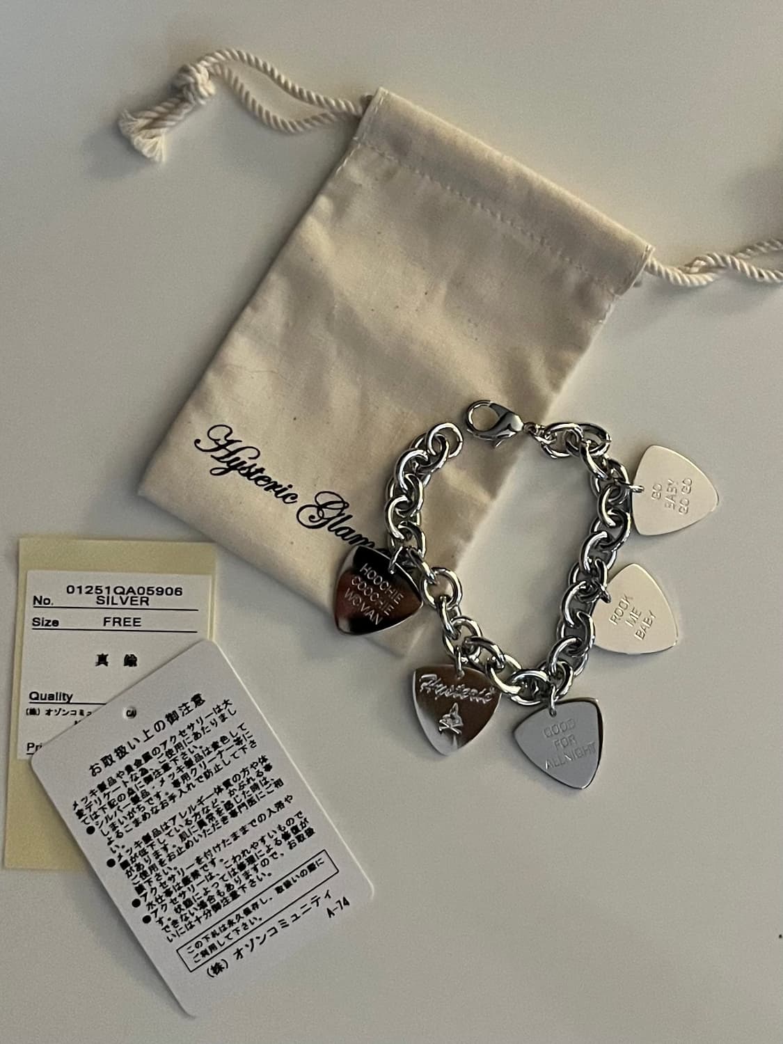 히스테릭글래머 팔찌 상품이미지1