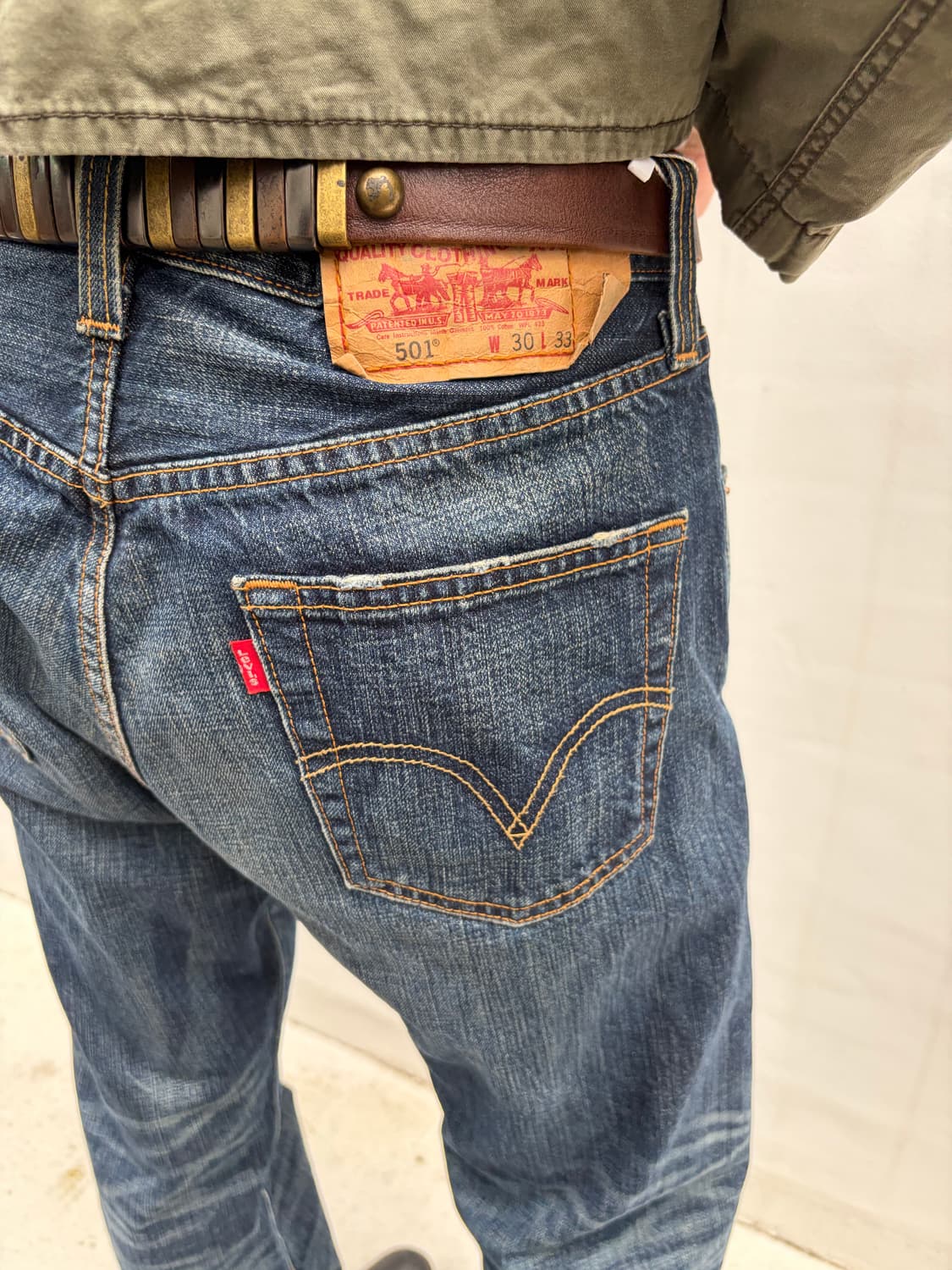 (30) 00s Levi’s 501 진청 블루 데님  상품이미지5