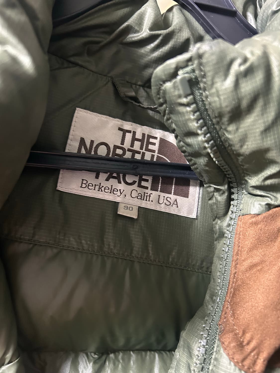 노스페이스 700 눕시 그린브라운 패딩 상품이미지5