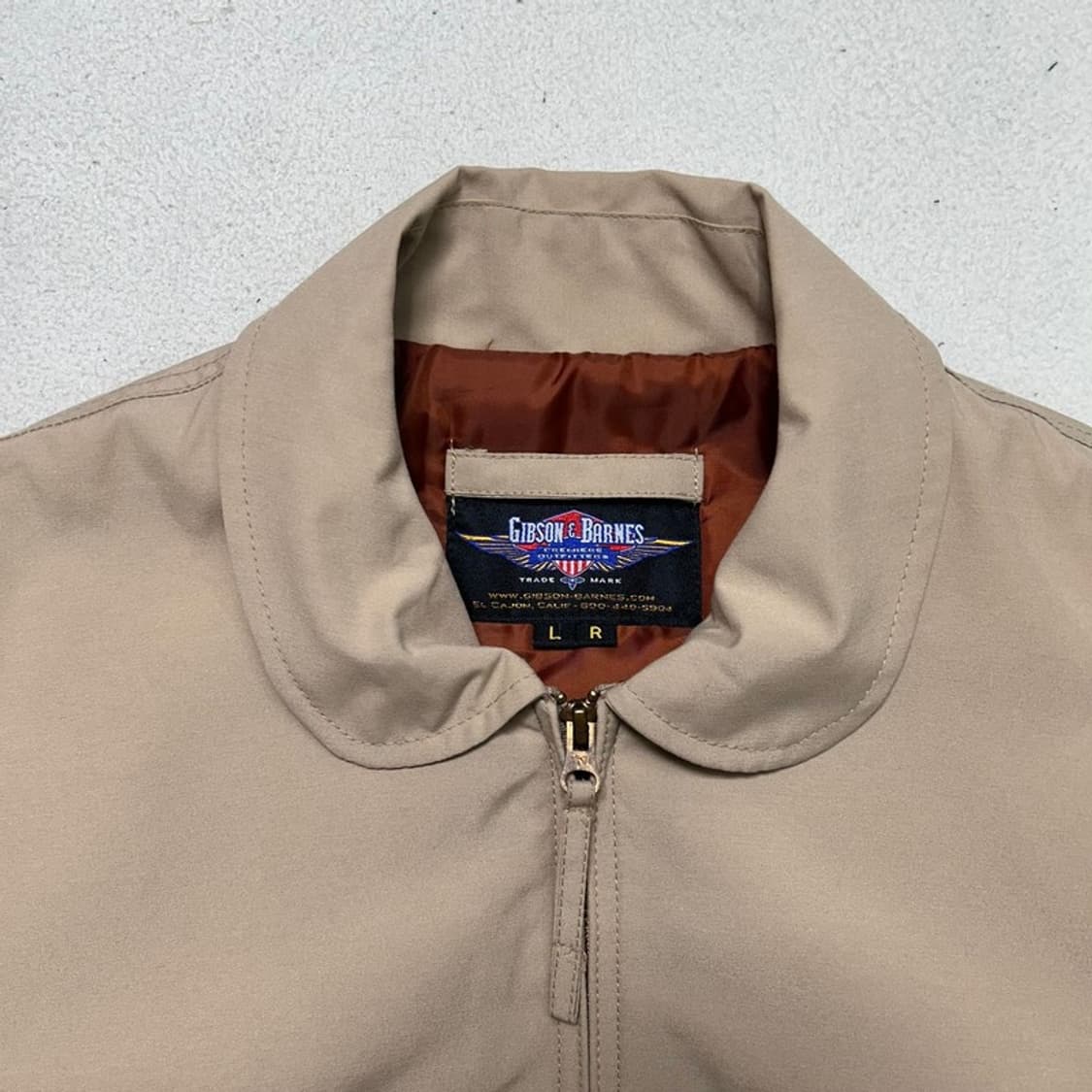 깁슨&반스 MA-1 플라이트 자켓 베이지 L 상품이미지3
