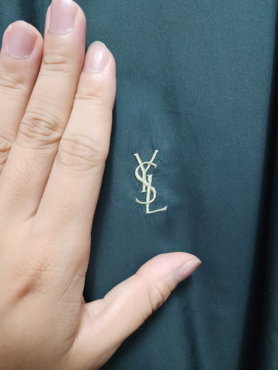 YSL 입생로랑 다크그린 블루종자켓 상품이미지3