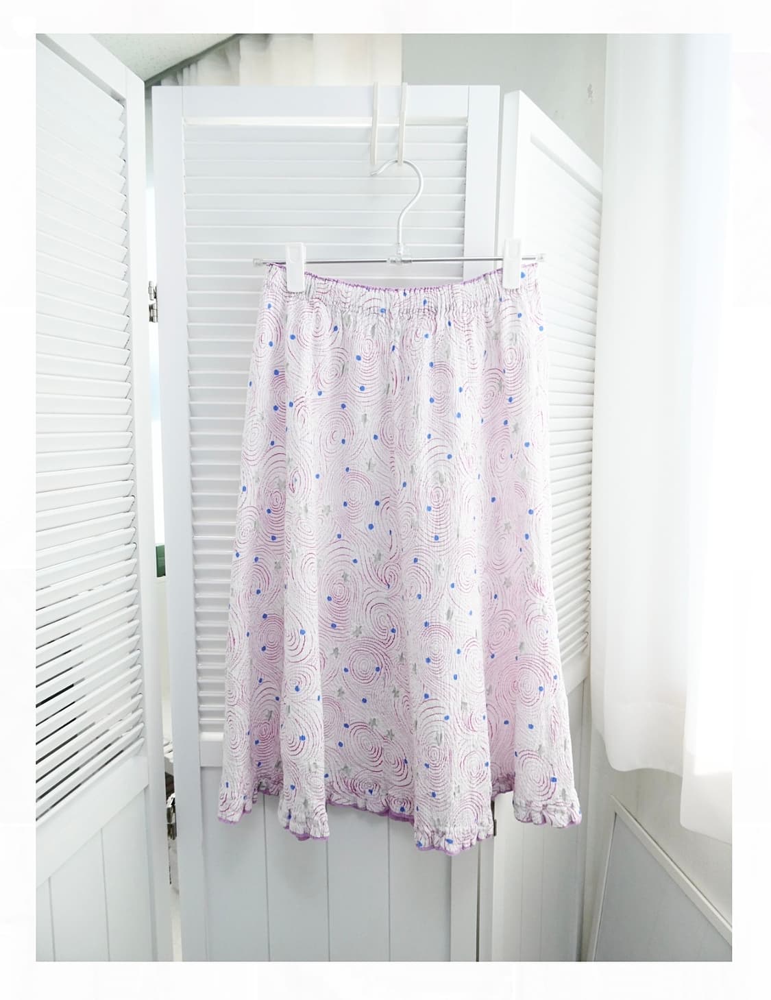 츠모리치사토 별패턴 스커트 상품이미지1