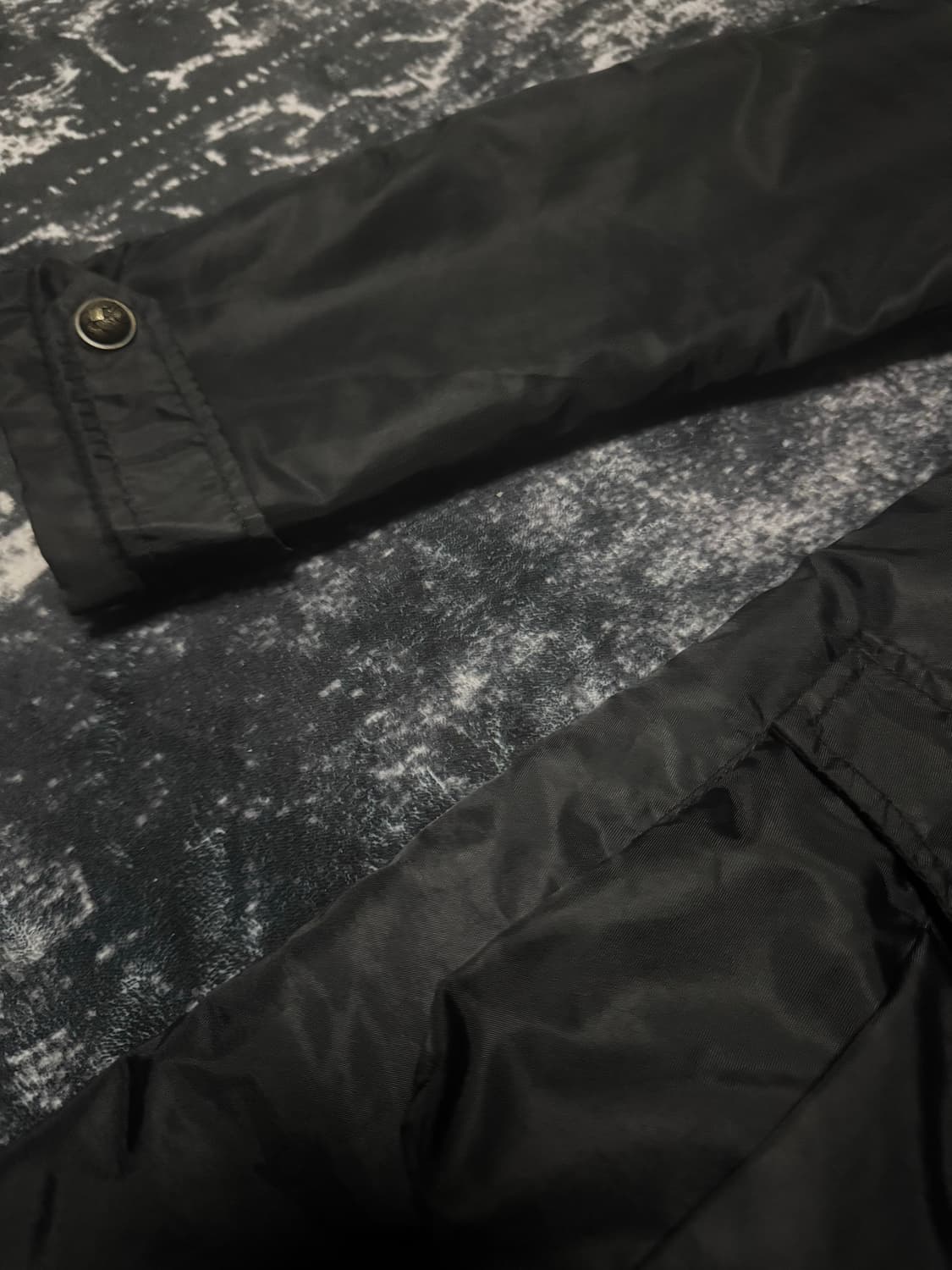 Moussy Black fur long jacket 상품이미지3