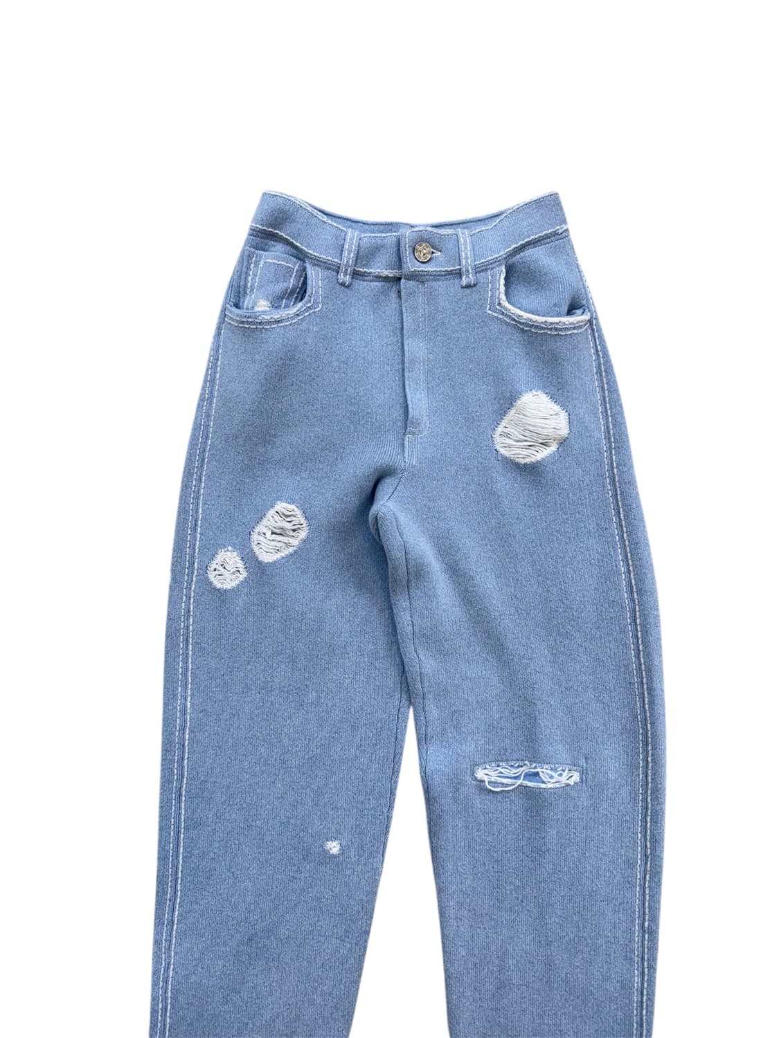 배리 샤넬 캐시미어 이펙트 니트 팬츠 상품이미지3