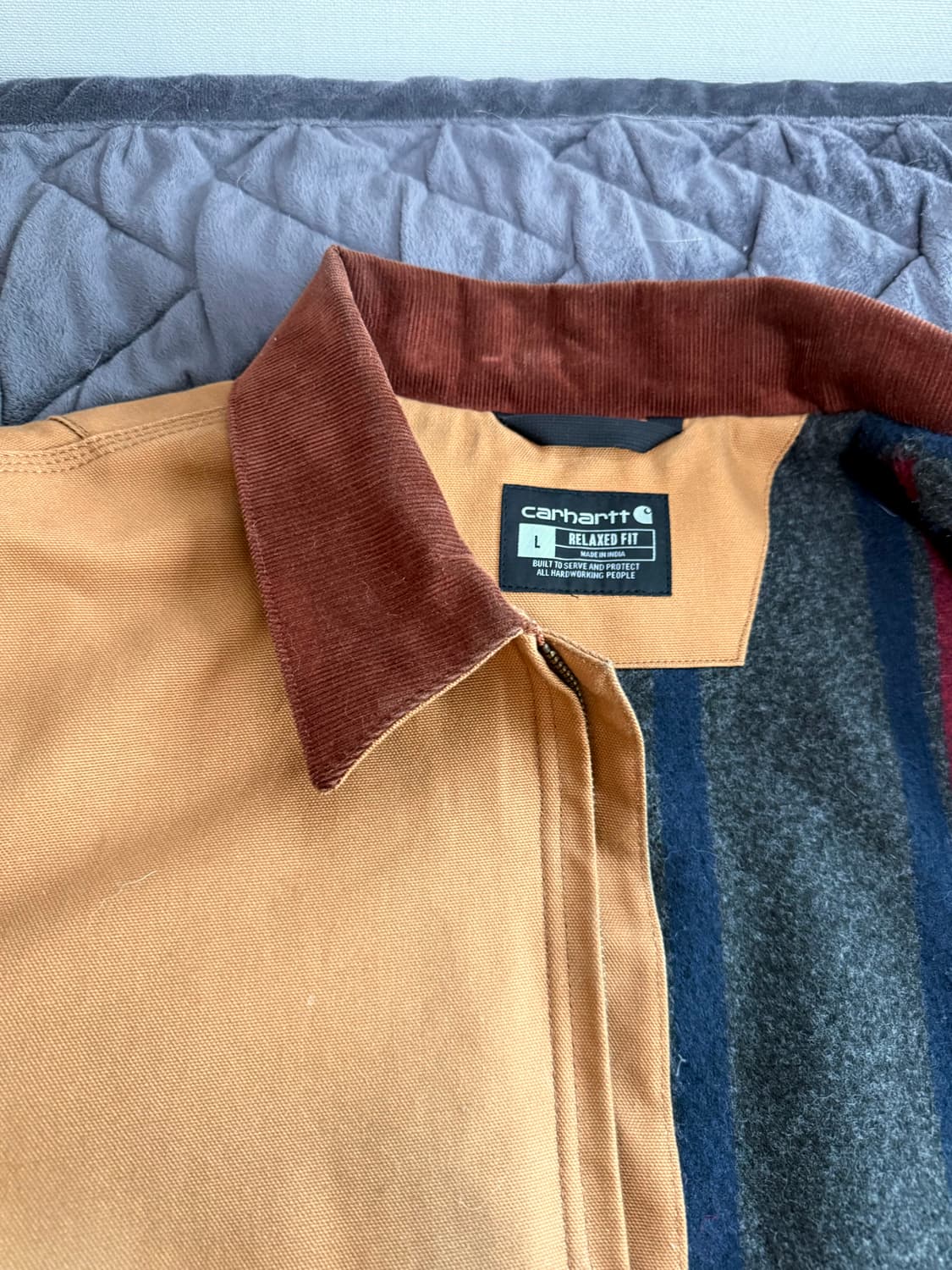 정품 칼하트US 디트로이트 자켓 된장맛(L)OJ3828 상품이미지6